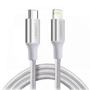 Ugreen USB-C to Lightning PD Cable 36W 1M, 70523 - Silver