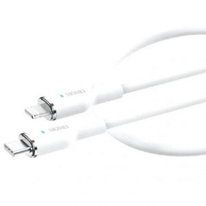 Momo Fast Charging Data Cable USB-C To Lightning 27W, MO-011103 - White