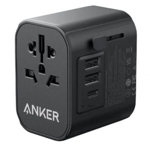 Anker Charger Home Adapetr 4 in 1 30W, A9212K11 - Black
