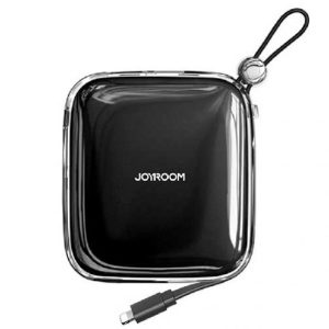 Joyroom JR-L005 Jelly Series 10000 mAh 12W Power Bank With Lightning Cable - Black