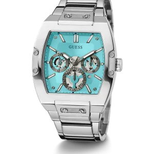 GUESS GW0456G4 Silver Tone Multi-function Watch For Men