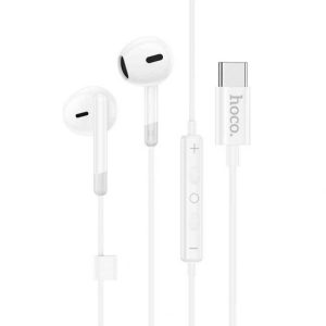 HOCO M109 TYPE-C Earphone Wired - 1.2M - White