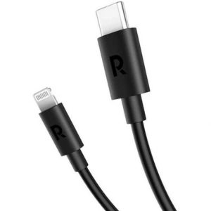 RAVPOWER RP-CB1016 USB-C to Lightning Charging Cable 1M - Black