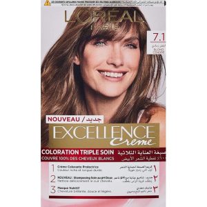 L'Oreal Paris Excellence Crème Hair Color - 7.1 Ash Blonde