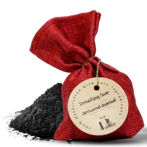 Lavender Natural Detoxifying Soap With Activated Charcoal