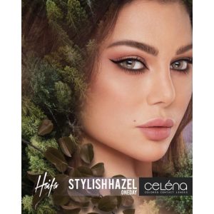 Celena Colored Contact Lenses,Daily Disposable-Stylish Hazel