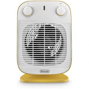 Delonghi Electric Fan Heater, 2000 Watts, HFS50B20-YA - WhiteYellow