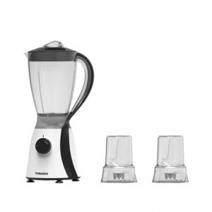 Tornado Electric Blender 600 Watt 1.5 Liter 2 Mills Black - TB-6002-BLACK