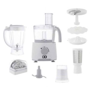 IDO Food Processor 25 Functions , 1000 Watt, White - FP1000-WH