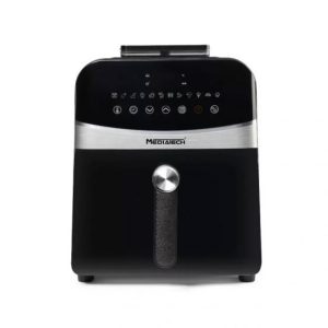 Media Tech Digital Air Fryer 6 Liter 2000 Watt 2 Heater , Black - MT-AF50D